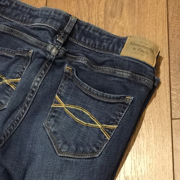 Abercrombie & Fitch Dark Wash Blue Super Skinny Jeans - Picture 8 of 10